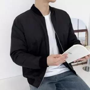 [하프클럽/]남성 패딩 항공 점퍼 블루종 겨울 아우터