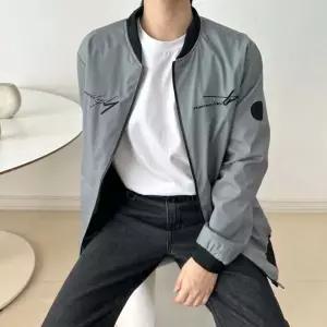 [하프클럽/]남성 바람막이 점퍼 항공 가벼운 자켓 블루종