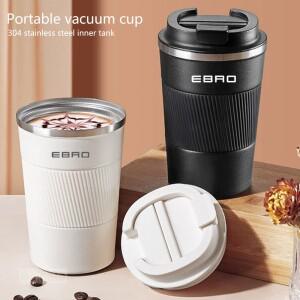 510ml 스테인리스 스틸 커피컵 보온 머그컵 (EBRO S400 2025 여행용 차량용 액세서리