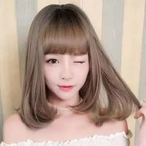 [룽스_62]단발 연출 뱅 앞머리 스타일 포니테일 가발