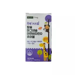[건국유업] 쑥쑥 키즈업 어린이 칼슘 마그네슘 아연 비타민D 츄어블 120정 밀크맛 4박스
