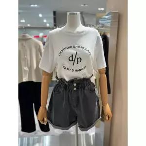 [파프리카](광주신세계)풀밴딩 롤업 데님 반바지  PJ2DHL01