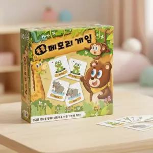 동물 메모리게임 기억력향상 카드놀이 한글영어 단어학습 보드게임 유아 패밀리