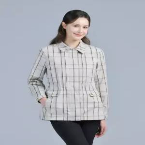 닥스 골프 여성 25SS [LF몰특가] 체크 전판 메쉬 안감 점퍼 DNJU5B901I2