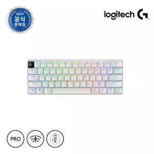 로지텍코리아 공식 G PRO X 60 LIGHTSPEED 무선 게이밍 키보드 (택타일 갈축/화이트)