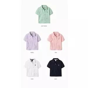 [후아유]WHOAU 여성용 스티브 크롭 카라 티셔츠 Steve Crop Collar TShirt WHHAE2421FSG