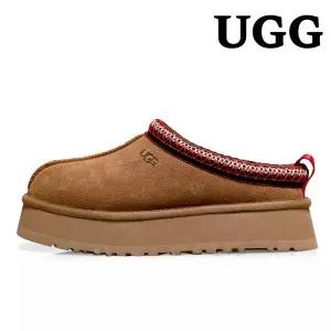 [UGG][정품] 어그 UGG 타즈 II 여성 플랫폼 슬리퍼 뮬 체스트넛 1174471-CHE