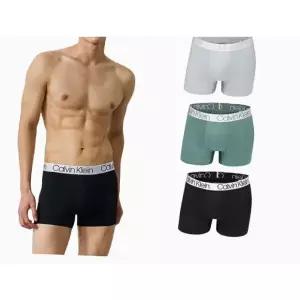 [Calvin Klein]UNDERWEAR 비밀 캘빈 남성 로고 메탈릭 밴드 드로즈 3종세트 B팩 697431