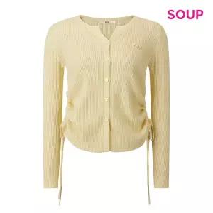 [SOUP](타임스퀘어점패션관)사이드 셔링 니트 가디건 (S62GD11)