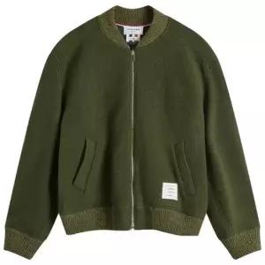 톰브라운 MUST IT_THOM BROWNE 울 플리스 스트라이프 봄버 자켓 MJT395A J0100 320)
