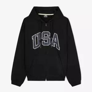 [하프클럽/] UNI USA 클래식 후드집업 오버핏 NBMDGCO123-19 후드티