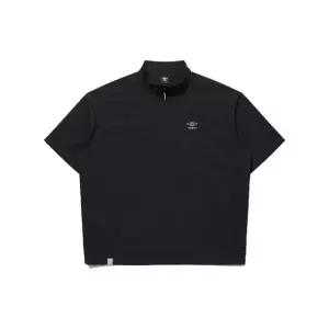 엄브로 UMBRO 클래식 반팔 스탠넥 아노락 UR124CWT31BLK