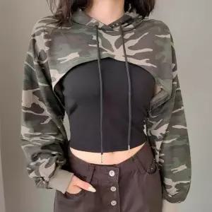 [하프클럽/다잇템]여성 힙무드 코디 숏가디건 후디 티셔츠