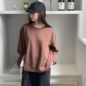 [하프클럽/다잇템]여성 무지면혼방 컷아웃 빅사이즈 맨투맨