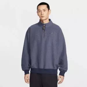 나이키긴팔티 GQT IQ3975-410 솔로 스우시 남성 플리스 쿼터집 탑