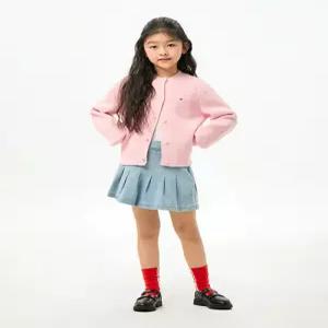 타미힐피거 키즈 데님 플리츠 스커트 T42G0TSC010GT11AA