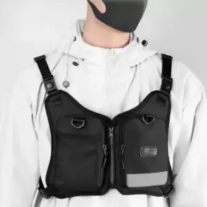 배달 조끼 라이더 오토바이 메쉬 경량 포켓 반사 안전