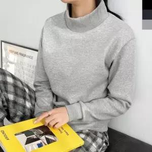 [라일리여성의류] Rly 캐쥬얼 긴팔 티셔츠 반폴라 맨투맨 긴팔티셔츠 반