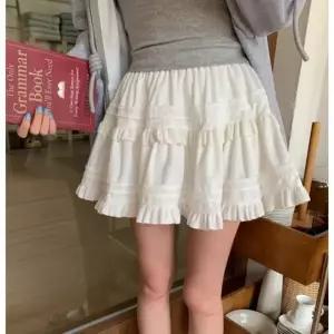 [하프클럽/]A라인 프릴 레이스 스커트 캉캉 허리 밴딩 속바지