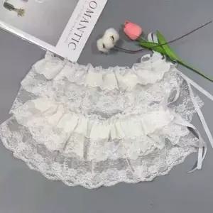 [하프클럽/]레이스 랩 스커트 여성 하이웨스트 치마