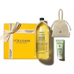 록시땅 브랜드관 기프트아몬드 샤워 오일 리필 500ml 세트 디럭스 1종에코백