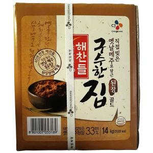 씨제이제일제당 해찬들 해찬들 구수한 집된장 골드 14Kg 이강산닷컴
