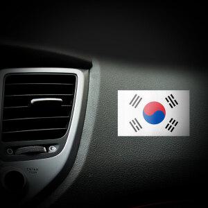 태극기 스티커 사이즈별 (대)12개 1세트/자동차량데칼