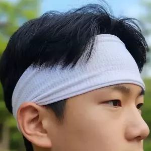 (국산) 풀콜드 쿨 헤드밴드-와이드 헤어 머플러 스포츠 운동 러닝 조깅 달리기 작업 머리띠 속모자 땀밴드