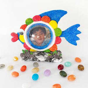 [오피스스쿨] 무지개 물고기 액자 만들기 1인세트 만들기 꾸미기 diy