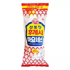 오뚜기 산뜻한 후레시 마요네스 800g 1개 마요네즈