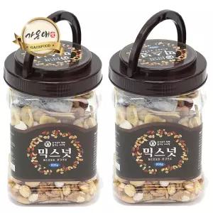 [가온애] 통믹스넛 800g x2개 / 믹스넛 믹스너트 믹스견과류 믹스넛츠 견과 견과류 옛날과자 주전부리 간식