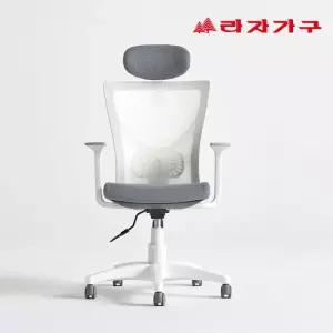 라자가구 100 국내제작 에어라인 유연한 헤드형 에어메쉬 사무실 회의실 컴퓨터 학생 책상 의자