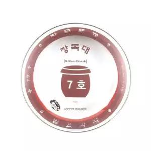 유리 장뚜껑-7호 (약30-33cm) 항아리 장독대 덮개