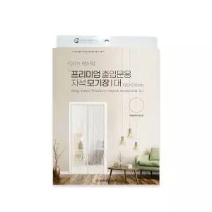 프리미엄 출입문용 자석모기장 대 화이트 롤 방충문 WA68186