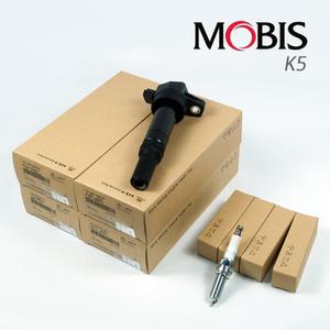 점화플러그 코일 1대분 세트 K5 하이브리드 2015년8월 이전차량 18846-11060 27300-2E000