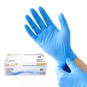 100매 판타스틱 니트릴장갑 블루 일회용 위생 글러브 라텍스 고무장갑 요리 식품용