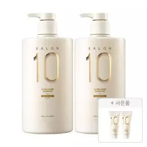 미쟝센 살롱10 손상용 샴푸 990ml, 2개 + 증정(살롱10 손상용 샴푸 30ml, 2개)