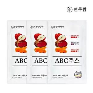 [하프클럽/연두팜]찢어먹는) 국내산 ABC 주스 100ml 낱개