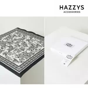 [롯데백화점]헤지스ACC [선물포장] Toile de Jouy 손수건 겸 코튼 스카프 HILG5E531N2