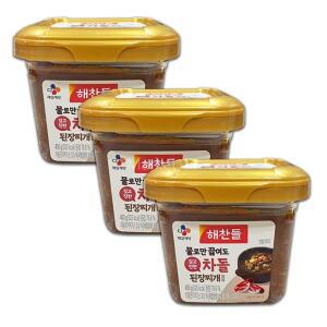 해찬들 된장찌개양념 450g x 3개 차돌