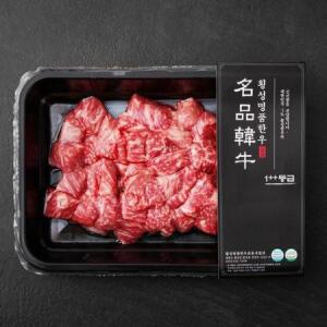 횡성한우 1++등급 양지 절단 국거리용 (냉장) 200g × 1개