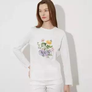 [올리비아로렌]데일리스트 플라워 프린트 티셔츠 MDEAL4S1341