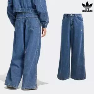 24FW 아디다스 프리미엄 에센셜 데님 벌룬 팬츠 IW5760 DOM