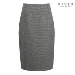VIVID 여성 모던 H라인 정장 스커트