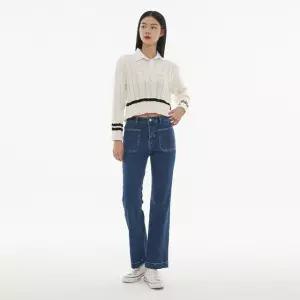 [LAP] 앞포켓 부츠컷 데님 팬츠 AP7DP162_DG