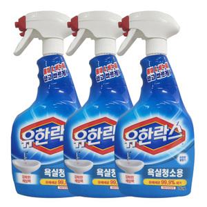 유한양행 유한락스 욕실청소용 715ml 3개