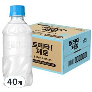 토레타 제로 음료수 대용량 무라벨 이온음료 340ml 40개