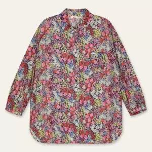 [NS홈쇼핑](25S/S)오일릴리 플라워 패턴 카라 블라우스 OWHSGBL036[35248629]