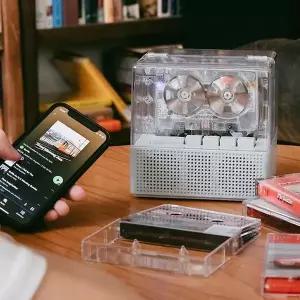 [리스닝룸 by ODE](강남점)NINM Lab ITS REAL TAPE 카세트 플레이어 블루투스 스피커 불투명 [공식수입]