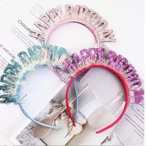 생일 축하 이벤트 머리띠 헤어밴드 소품 생일머리띠 (WFGRON5)